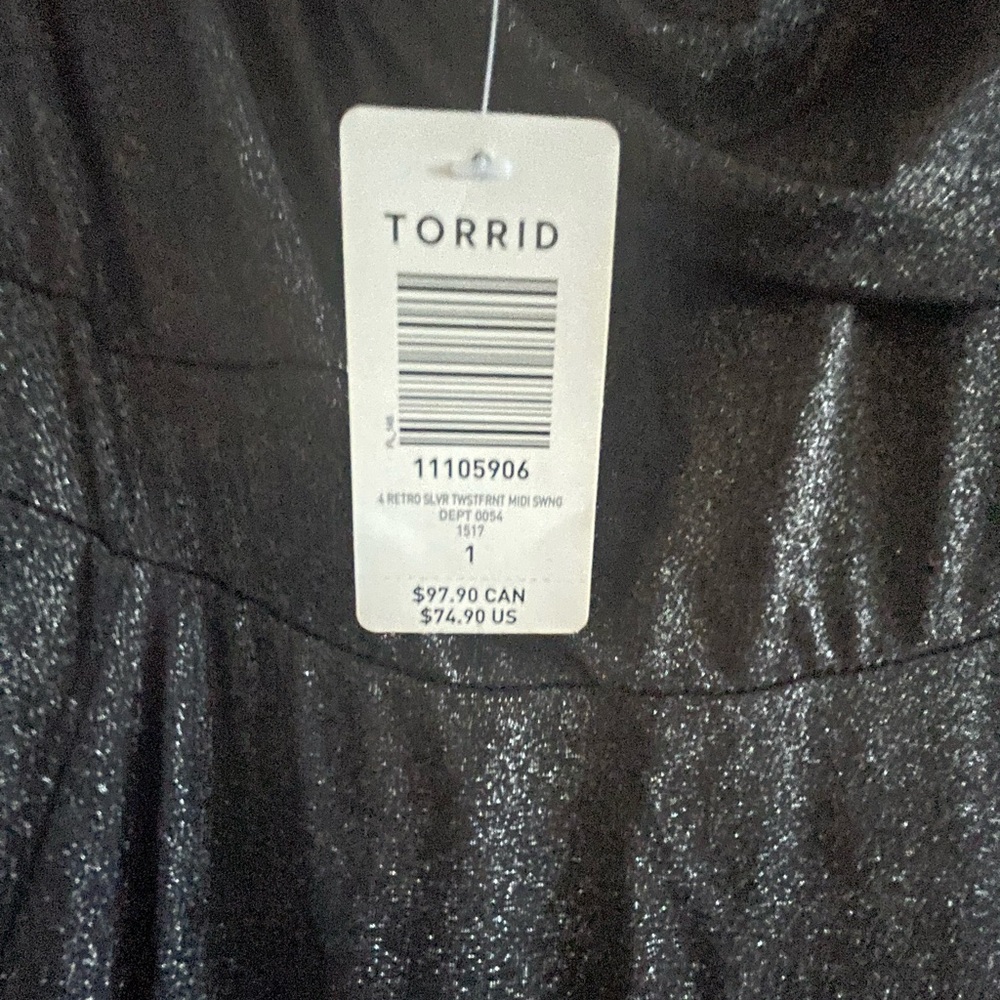 Torrid Black Shimmer Dress